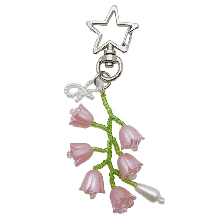 

Beads Key Holder Portable Keyring Cute Bag Pendant Suitable for Various Occasion