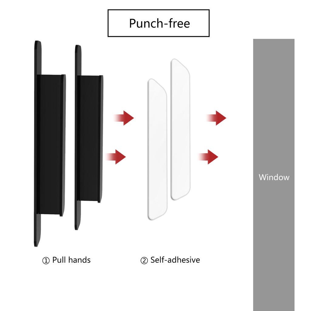 2pcs/set Adhesive Handles Easy To Apply Handles for Drawers Strong Adhesion Door Handles Durable for Different Cabinets