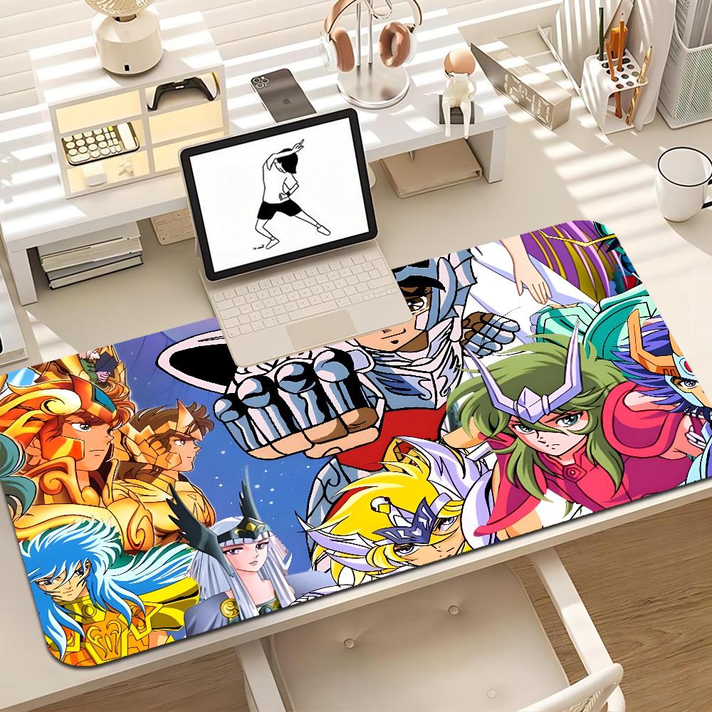 Knights Of The Zodiac Mousepad Boy Pad Natural Rubber Gaming Mousepad Desk Mat Size For Gameing World Of Tanks CS GO Zel