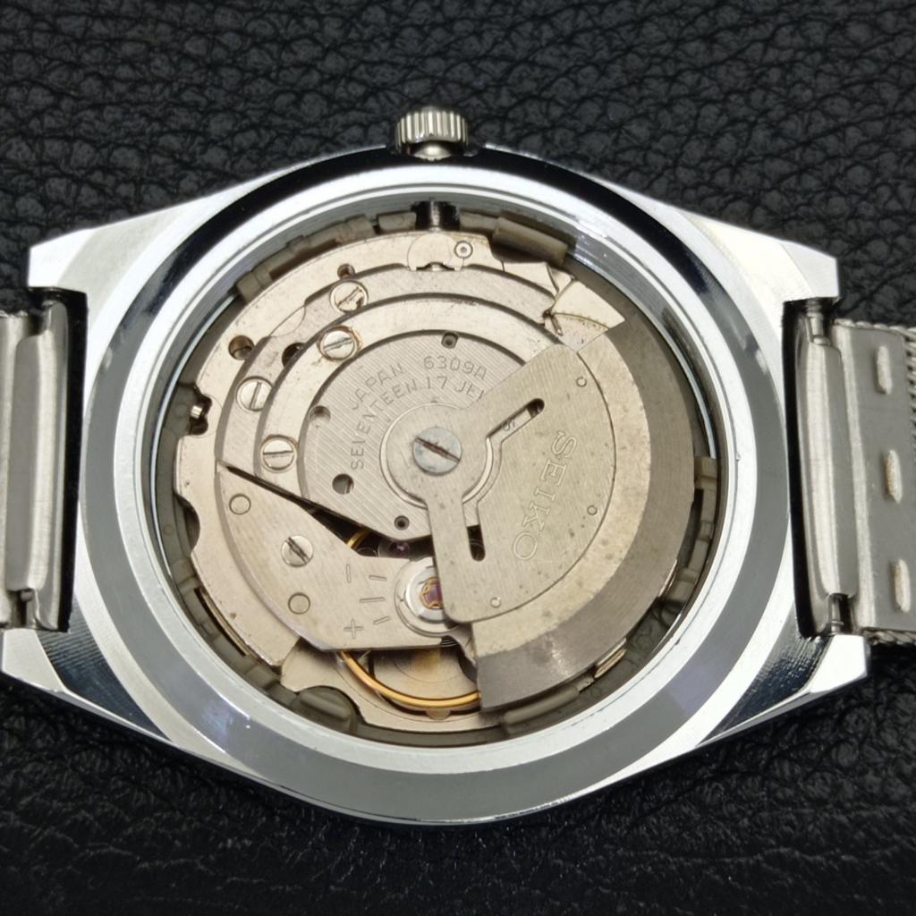 JAPAN SEIKO 5 AUTOMATIC MENS 6309A REFURBISHED GREEN COLOR DIAL WATCH A440268-4 Sk-a440268