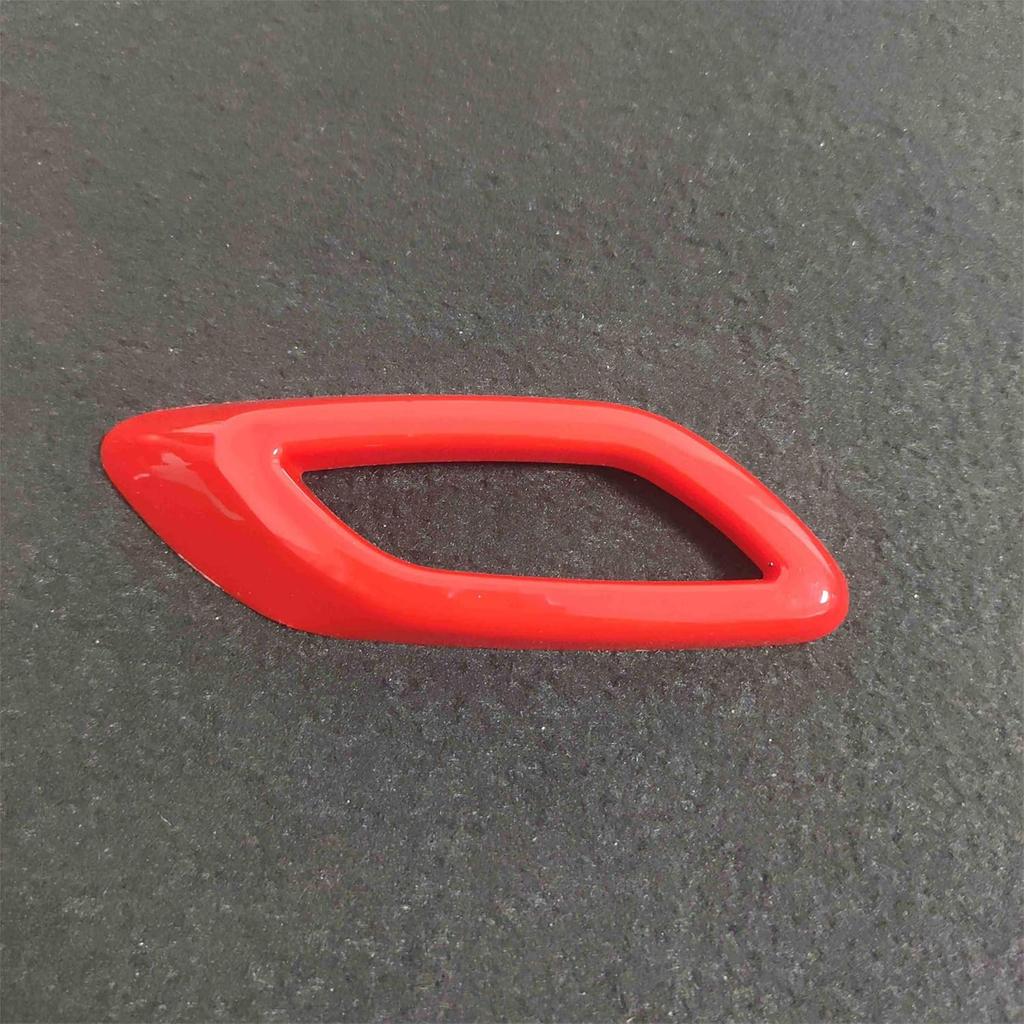 Compatible with Maserati Levante 2016-2021 Car Fender Air Outlet Vent Decoration Cover Sticker Car Accessories Glossy Red