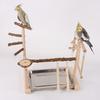 Pet Bird Cage Funfair Stand Swing Parrots Swing Gym Toy Funfair Training
