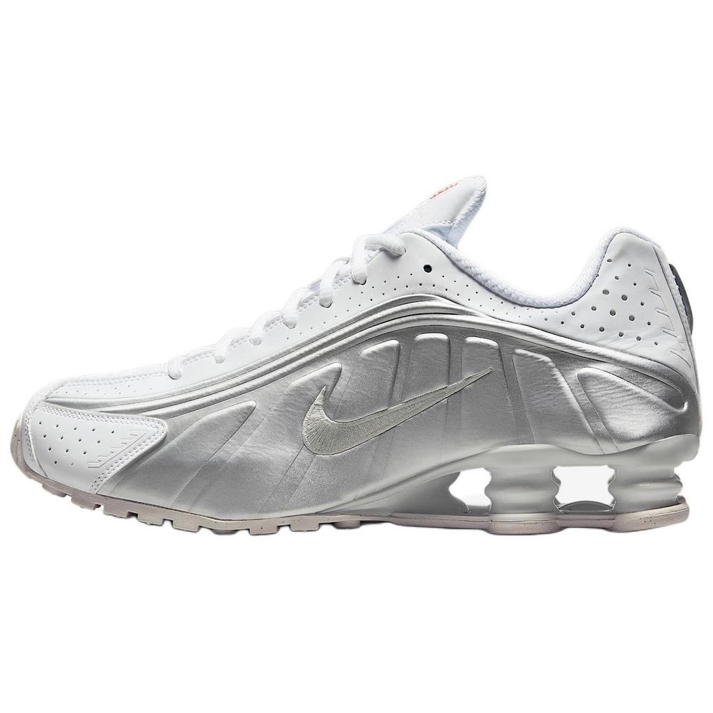 New Nike Shox R4 White Bright Crimson Metallic Silver HQ1988-101