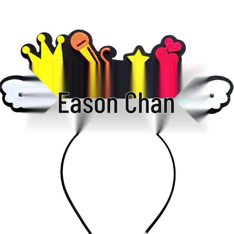 Eason Chan Concert Flashing Headband and Glowing Hair Clip Set