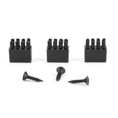 3 cepillos de repuesto para reposaflechas con 3 tornillos para arco de tiro con arco