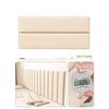 Tatami Padded Headboard: Soft, Anti-collision, Self-adhesive, Waterproof Wallpaper for Children's Room Wall.