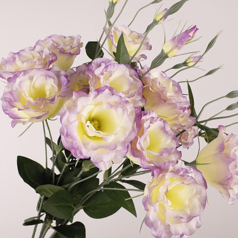 Lisianthus Simulation Big Lisianthus Platycodon Flower Faux Balloon Branch  Teacher's Day