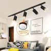 Led Track Light Replaceable GU10 Bulb Track Lamp 110v 220v for Clothing Shop Store Kitchen Living Room Decor Spotlight Lighting