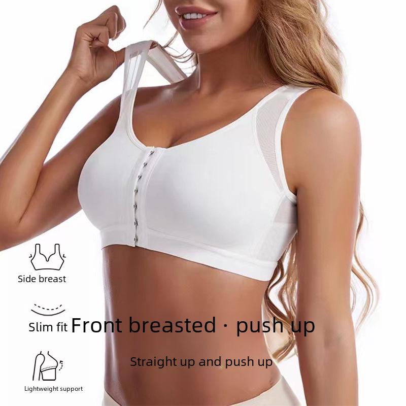 Women's Shockproof Running & Fitness Bra - Breathable, Fixed Cup, Thin Yoga Vest. European & American Style Lingerie.