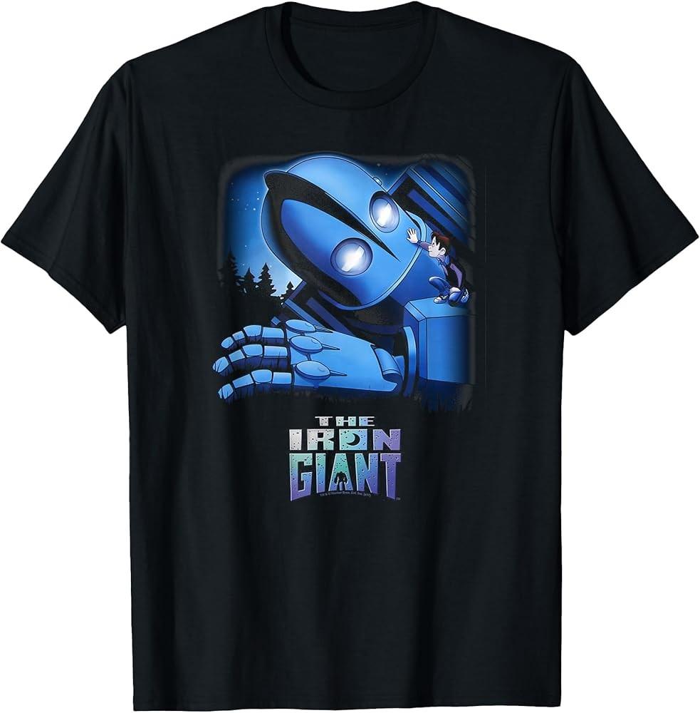 The Iron Giant and Hogarth TShirt Unisex T-Shirt L