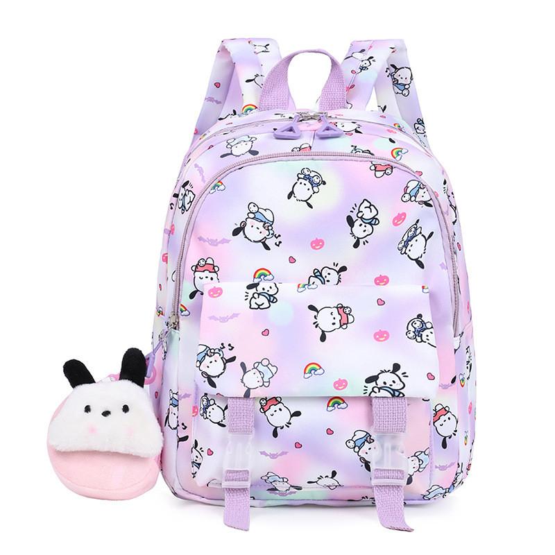 My Melody Cartoon Kids Backpack With Breathable Canvas For Kindergarten Daily Use