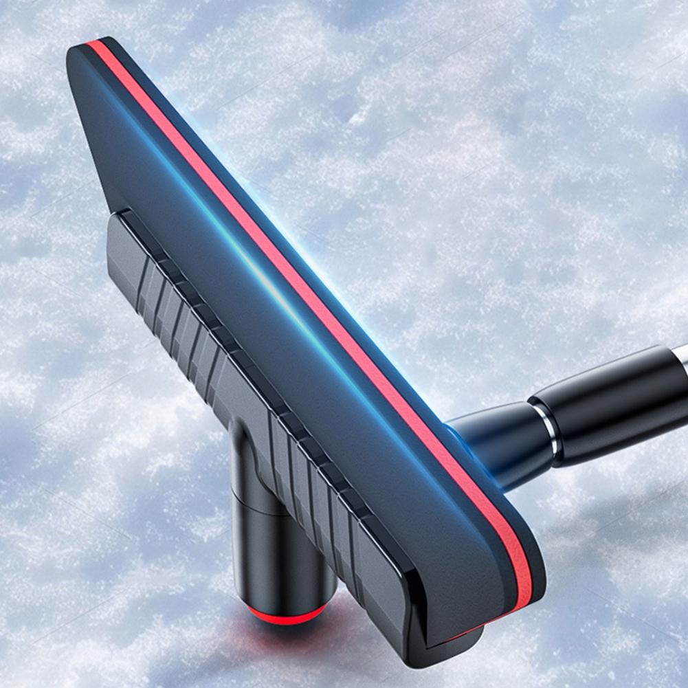 2 In 1 Extendable Ice Scraper Multifunctional Car Snow Shovel Ergonomic Handle Detachable Snow Brush for Car Vehicle Snowmobiles