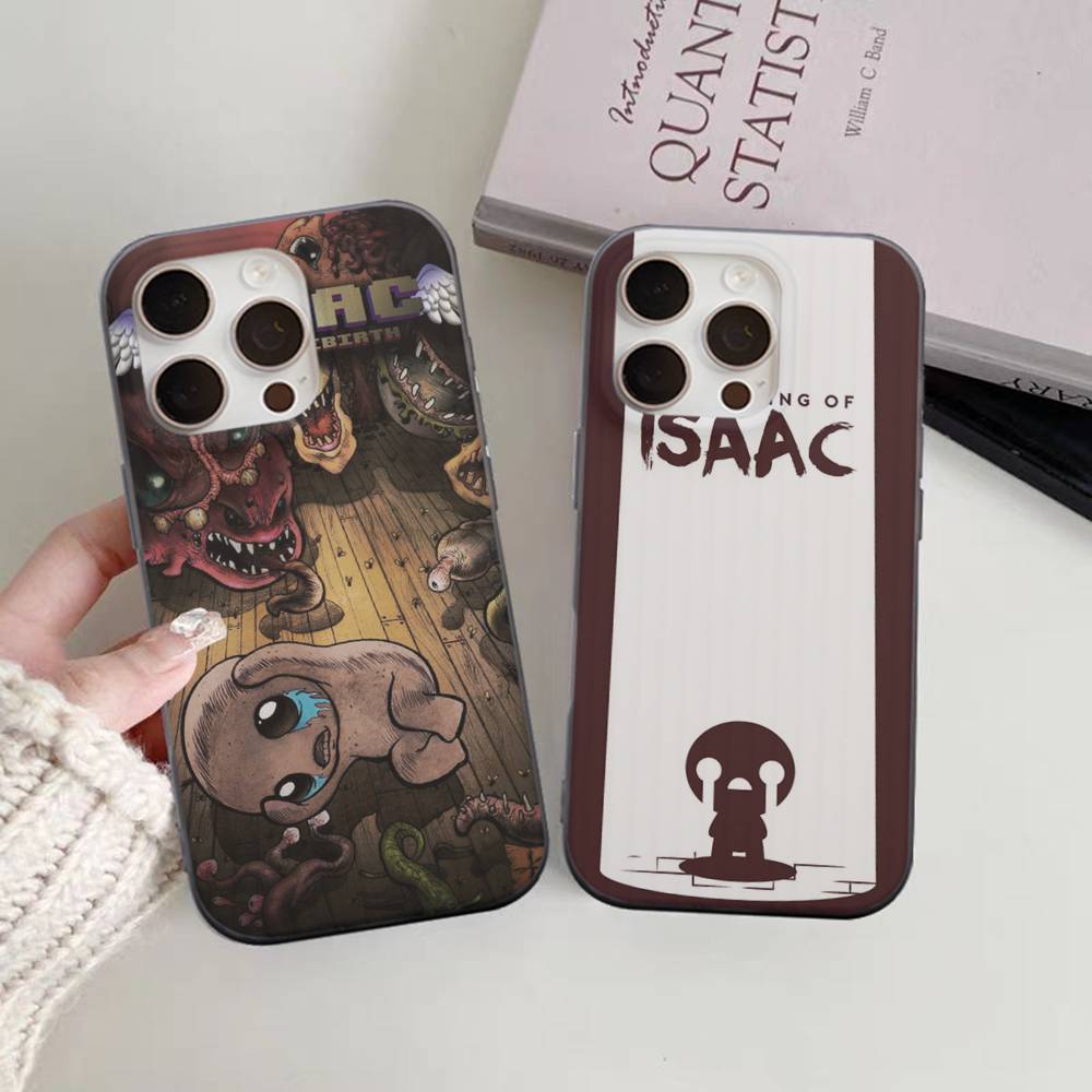 Classic Game The Binding Of Isaac Phone Case For IPhone 17 16 15 14 13 12 11 Pro Max Plus Corrugated Bumper Back Cover Shell