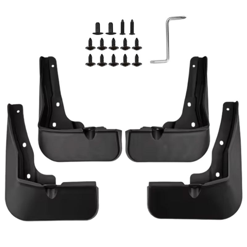 Guard Mudguards Front+Rear Mud Flaps Black for Hyundai Sonata(Not for N-Line) 2024-2025 Mud Flaps Fender Mudflaps