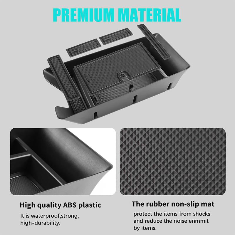 1Pc ABS Car Center Console Armrest Storage Organizer Box Glove ert Tray For Toyota Camry LE/SE/XLE/XSE 2025 2026 Accessories