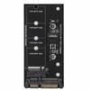 22PIN M.2 NGFF To SATAs Adapter Black Hard Drive Disk Adapter  Hard Drive Disk Upgrad