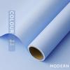 Korean Style Matte Floral Wrapping Paper - Morning Mist Roll, Skin-Feel, Waterproof.