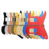 Aluminum Alloy HH Electric Guitar Pickguard Set with Front & Rear Covers and Two Potentiometer Holes