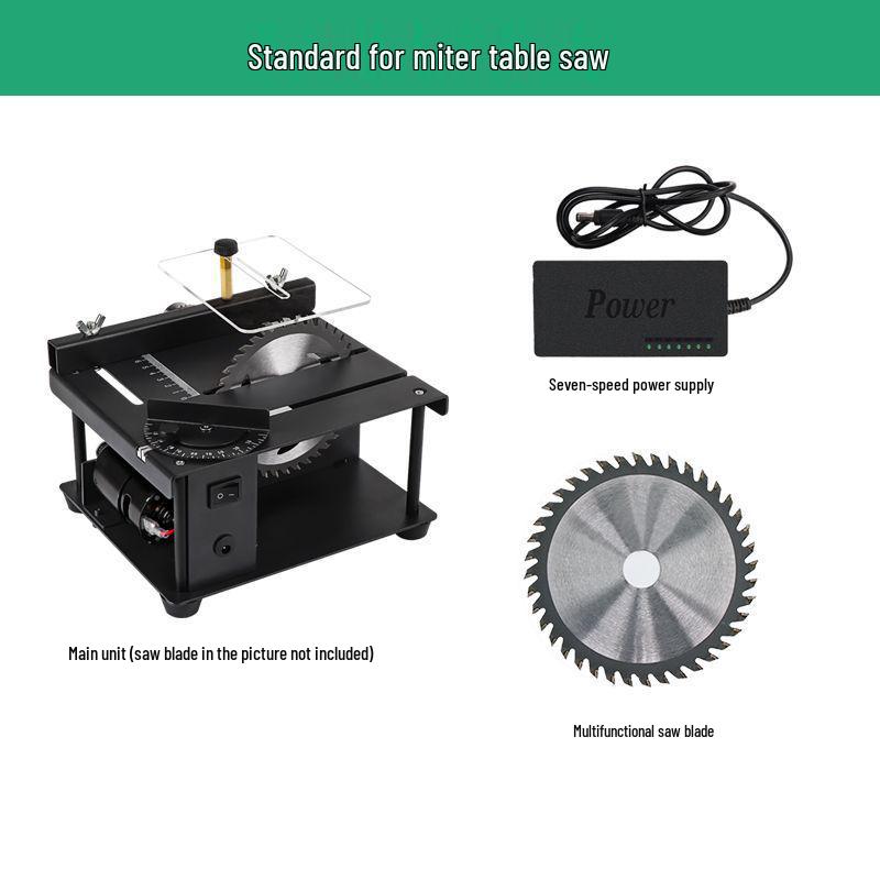 Compact Multi-Functional Table Saw for DIY Woodworking & Jade Cutting