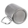 Tourist Picnic Fishing Scout Steel Mug with Carabiner