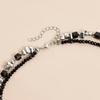 Unique Heart Shaped Bead Necklace Adjustable Length For Women Trendy Accessory Lightweight Comfort Gift