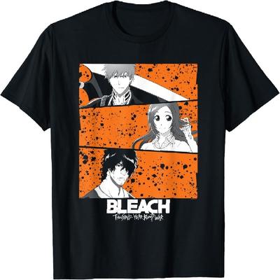 Bleach Thousand Year Blood War Three Panel Characters Anime T-Shirt