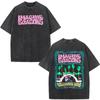 Imagine Dragons Loom World Tour Vintage Washed T Shirt Rock Band Tshirt Unisex Women Aesthetic Trendy Cotton Short Sleeve T Shirt