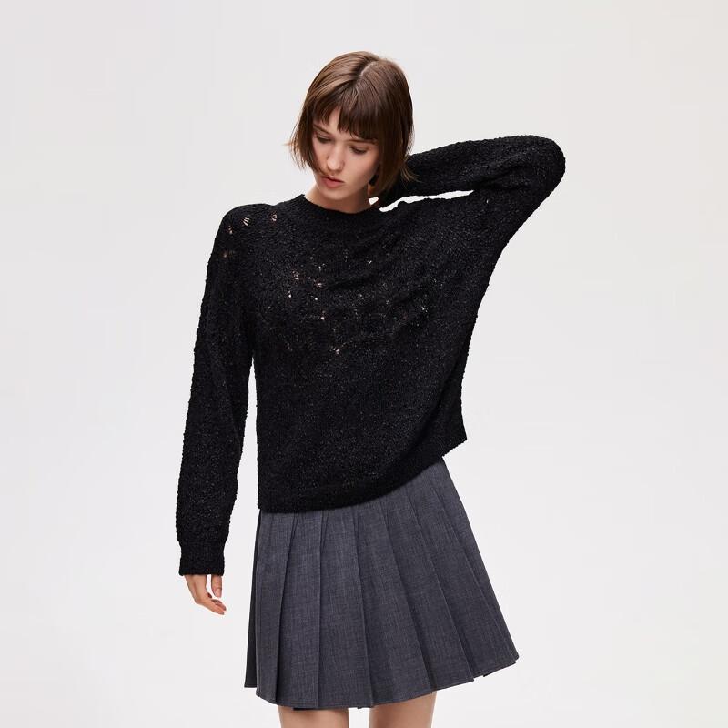 ONLY Women's 3D Mesh Raglan Knitted Sweater