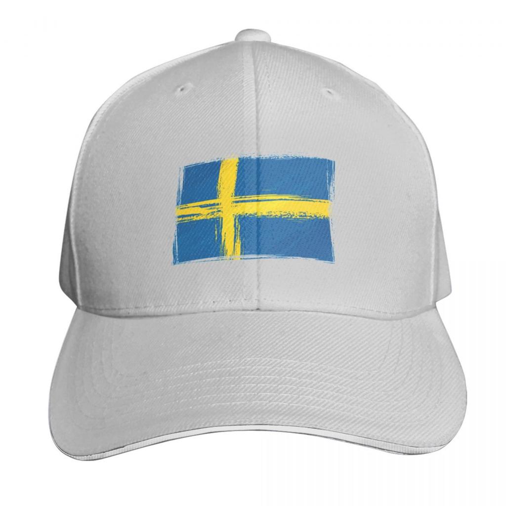 Swedish flag Svenska Flaggan Baseball Cap Luxury Cap cute Custom Cap Anime Hat For Girls Unisexs
