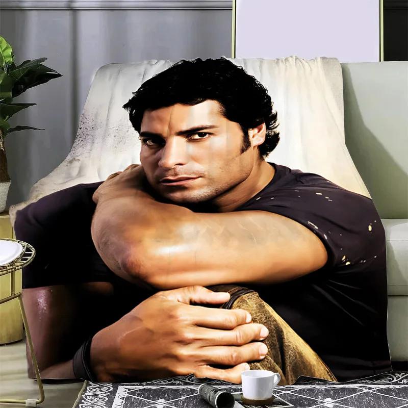 Chayanne Puerto Rican Latin Pop Printed Blanket Picnic Blankets Warm Soft and Comfortable Blanket Home Travel Birthday Gift