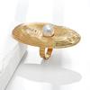 European and American ins wind zinc alloy texture pleated fashion bracelet niche design spring women's bracelet
