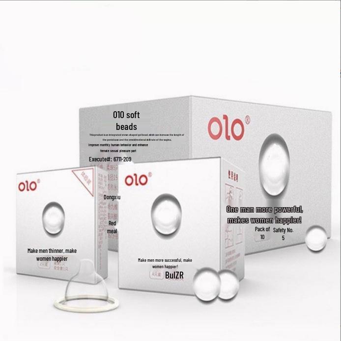 OLO 10-Pack Ice & Fire Condoms for Adults - God/Goddess Pleasure Series