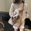 Crossbody bag solid color bag casual women's handbag