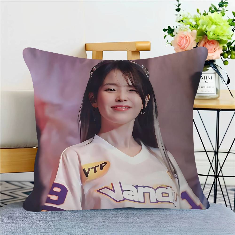 Певица L-Lee-Ji-Eun Наволочка Декоративная подушка Диван Домашний декор Наволочки 16x16Inch