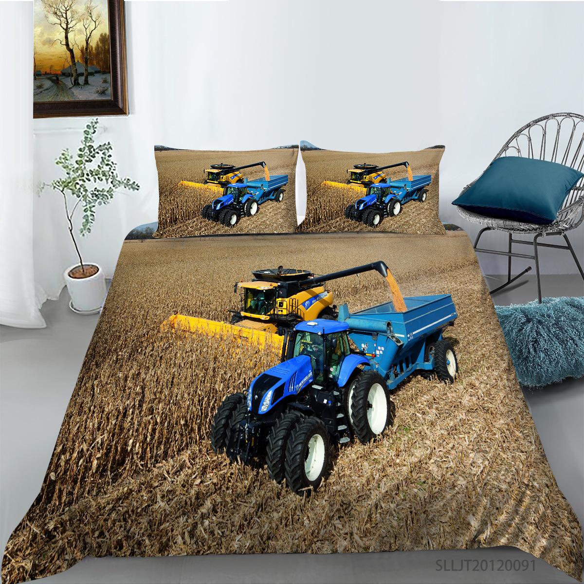 

Авиационный тягач Цифровая печать Пододеяльник Наволочка Набор из двух или трех предметов Серия Транспорт Полиэстер EU single 135*200