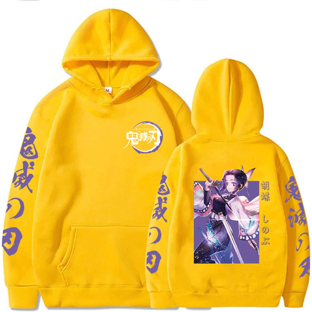 Anime Demon Slayer Pullover Sweatshirt Kamado Tanjirou Printed Men Hoodies Harajuku Kimetsu No Yaiba Sudaderas Mujer Women Hoodies