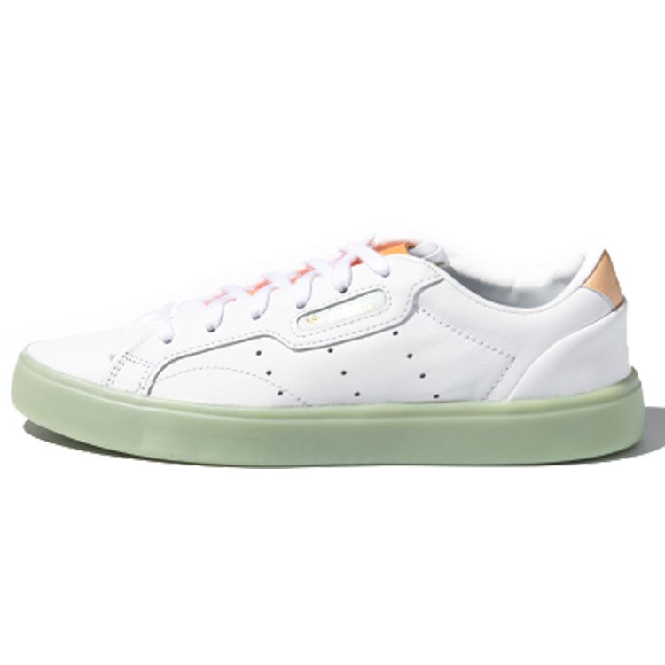 

adidas Sleek White Amber Tint Женские кроссовки Cloud-White Gold-Metallic FW5464