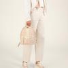 Bally Daffi Classic Monogram Printed Commuter Fashion Tiger Head Logo TPU Backpack Women Backpack Pink 6300491