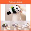 Raccoon Stylish Plush Bag Cute Panda Backpack Cuddly Penguin Soft Toy Perfect Kids For