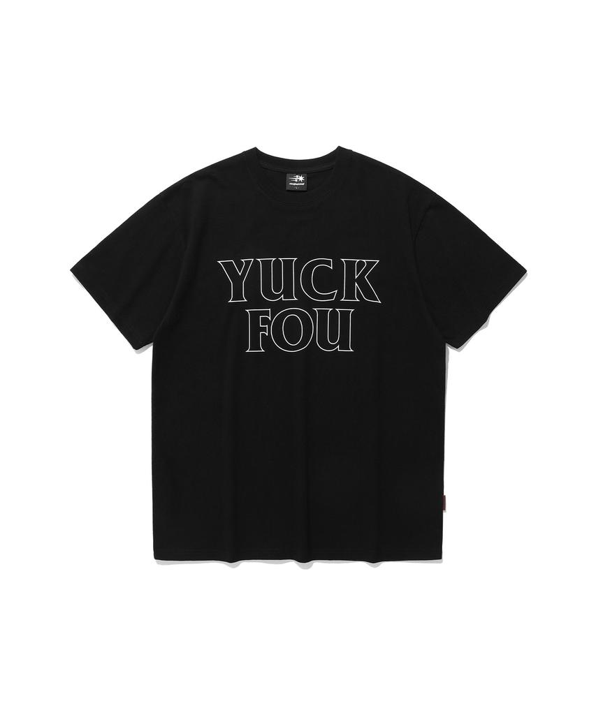NICEGHOSTCLUB Yuck Fou Tee_Black(Ng2Emut531A)