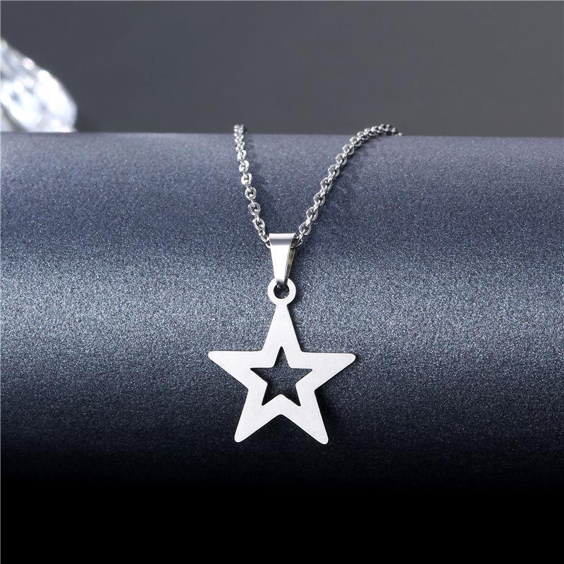 [Neue Titanstahl Kurze Choker Halskette Hip Hop Street Anhänger Kette Für Trendige Mädchen Ausgeh Accessoires]
