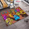 1PC Funny Monster Printed Alphabet Carpet Rugs for Living Room Bedroom Children's Room Decor Mat, Kids' Play Non-slip Mats Gifts