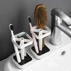 Mouthwash Cup, Toothpaste, Electric Toothbrush Storage Rack, Dust-proof, Draining, Adjustable Height, Inverted Mouth Cup