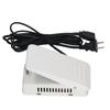 Plastic Sewing Machine Foot Pedal Durable 2.5A Rating Replacement Foot Pedal White Iron Foot Control Pedal Household Use
