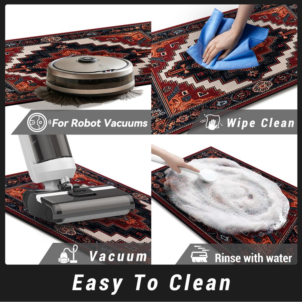 Retro Entrance Doormat Door Mat Outdoor Welcome Home Front Room Rugs Floor Foot Mat Hallway Carpet Anti Slip Washable
