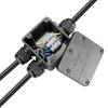 IP68 Waterproof Outdoor Three-Way Cable Junction Box 712