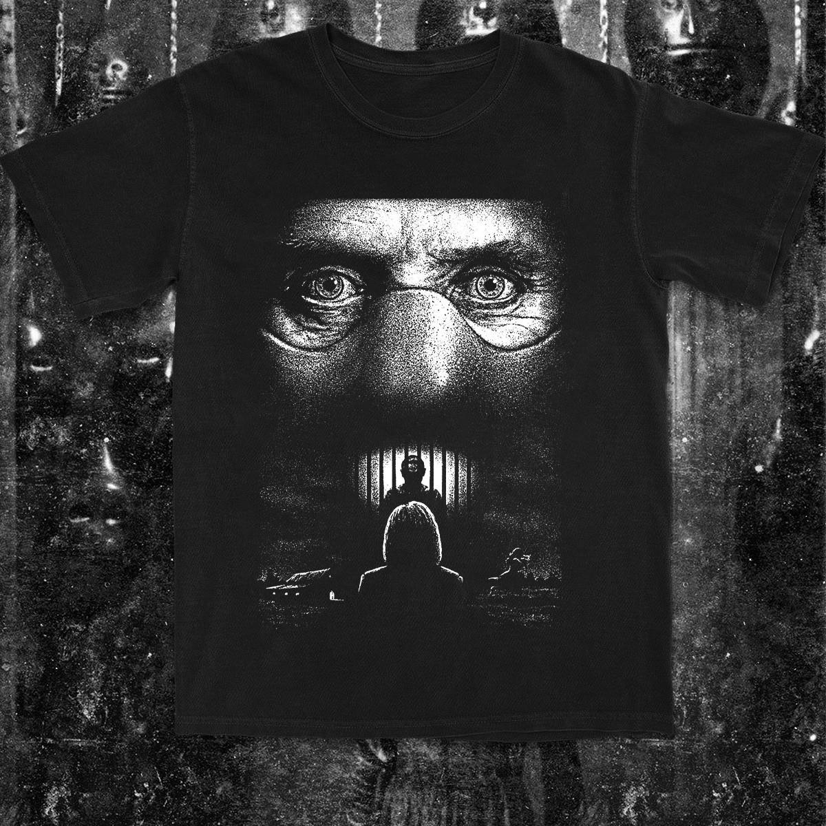 Retro HANNIBAL Horror Graphic Tee Unisex Short Sleeve Shirt S-5XL M