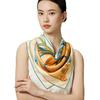 Women's 100% Mulberry Silk Scarf, 90cm Square, 14 Momme Shawl - Perfect Gift for Mother, Girlfriend, Birthday or Festival