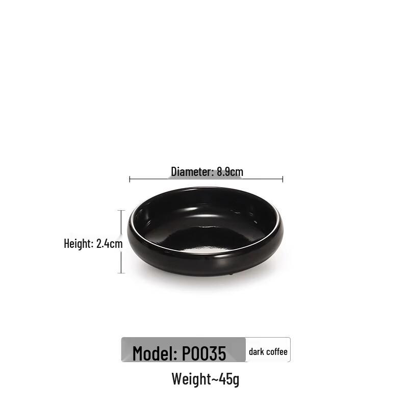 Korean Style Round Melamine Snack Dish
