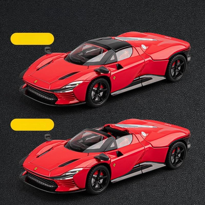 1:22 Daytona SP3 Supercar Alloy Model Car Toy Diecasts Casting Sound and Light Car Toys For Children Vehicle